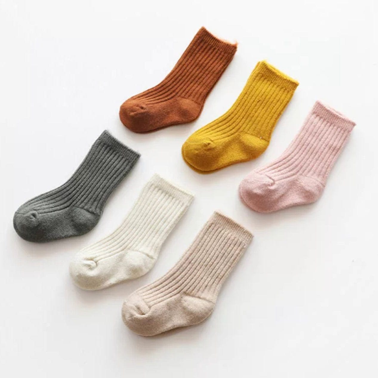 Mustard Cozy Fuzzy Baby Socks – Warm Mustard yellow BabyWear