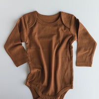 Narz Baby Bodysuit Ribbed Long Sleeved Bodysuit