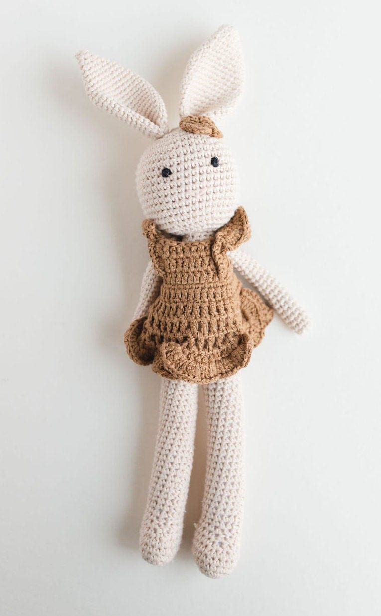 NarZ Baby Crochets Large Bunny (dress) Crochet Bunny Doll