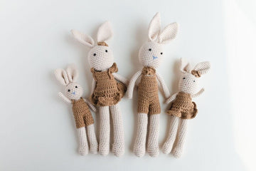NarZ Baby Crochets Set of 4 Crochet Bunny Doll