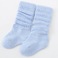 Narz Baby Socks Baby Blue / 0-6 MO Squiggle Scrunch Socks
