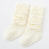 Narz Baby Socks Butter Cream / 0-6 MO Squiggle Scrunch Socks