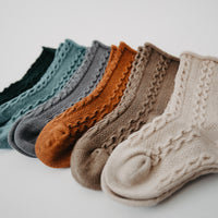 Narz Baby Socks Cable Knit Socks