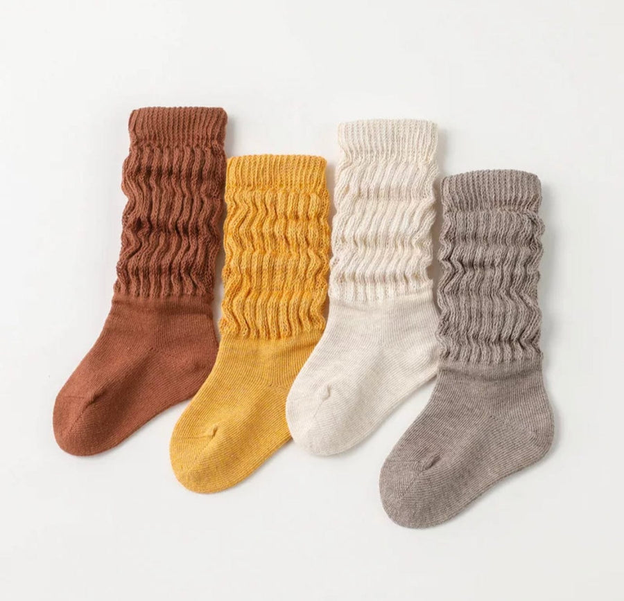 Narz Baby Socks Squiggle Scrunch Socks
