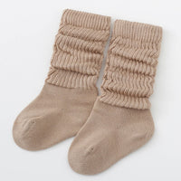 Narz Baby Socks Truffle / 0-6 MO Squiggle Scrunch Socks