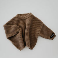 Narz Baby sweater Oak Oversized Sweater- Cedar